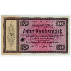 Germany, Weimar Republic, 10 marks 1933, series D, Berlin