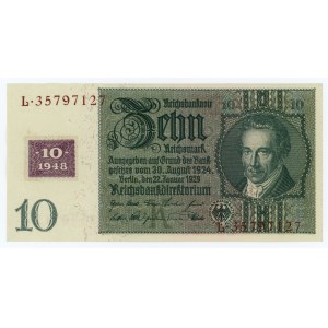Germany, 10 marks 1929 - L series