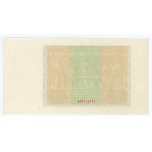50 zloty 1936 - AG series - obverse without main overprint