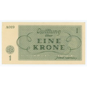 Czechosłowacja (Getto Terezin) - 1 korona 1943