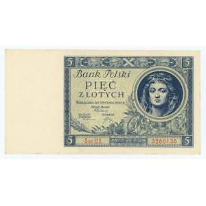 5 złotych 1930 - seria DS.