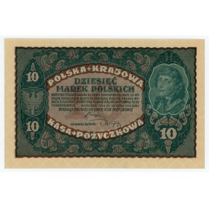 10 Polish marks 1919 - II Serja AJ