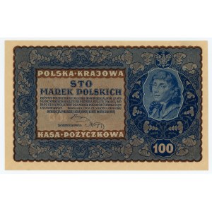 100 Polish marks 1919 - IH series P