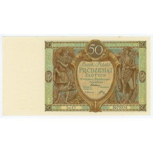 50 zloty 1929 - EY series