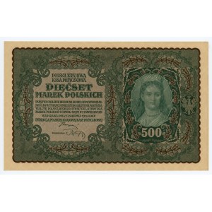 500 Polish Marks 1919 - 1st Series BF