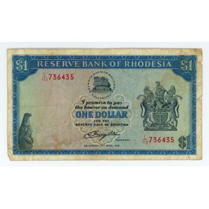 Rodezja, Reserve Bank, 1 dolar 1978