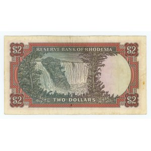 Rodezja, Reserve Bank, 2 dolary 1972
