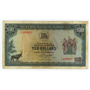 Rhodesien, Zentralbank, $10 1976