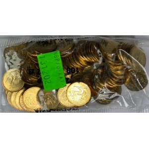 2 grosze 2002 - woreczek menniczy - 100 sztuk monet