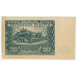 50 zloty 1941 - without series and numbering and subprinting