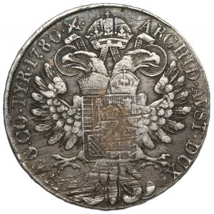 AUSTRIA - Maria Theresa - thaler 1780 - old minting