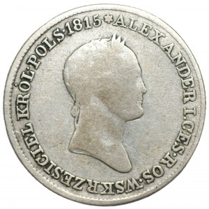 KÖNIGREICH POLEN - Alexander I. - 1 Zloty 1832 - KG, Warschau