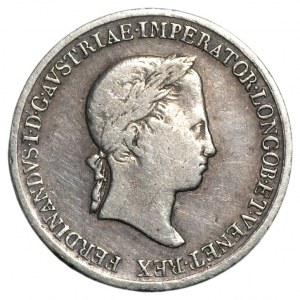 AUSTRIA - Ferdynand I, Żeton koronacyjny na króla Lombardii 1838 - 19 mm