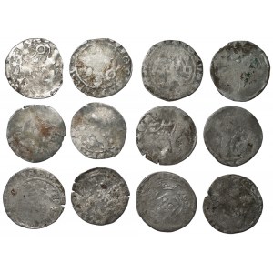 CZECHY - Grosz Praski - 12 sztuk monet