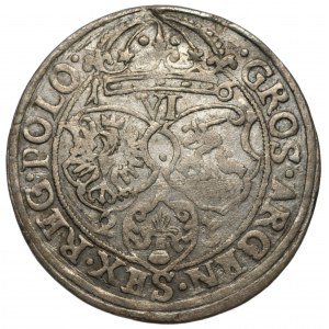 Zygmunt III Waza (1587-1632) - Sixpence of Cracow 1623 - date shot.