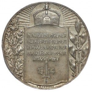 GERMANY - Brandenburg - medal 1914 PCGS