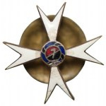 Miniature of the badge of the 7th Regiment/Battalion of Sappers Poznan.