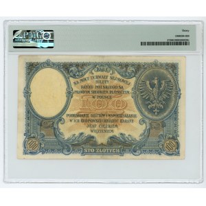 100 Zloty 1919 - S.A. Serie. - PMG 30