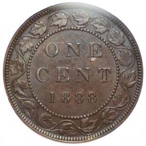 KANADA - 1 cent 1888 - GCN MS62