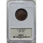 KANADA - 1 cent 1888 - GCN MS62