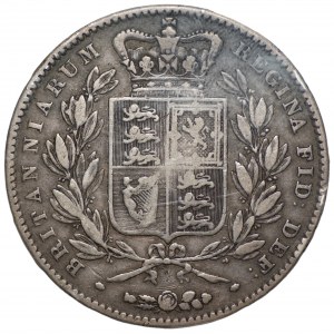 ANGLIA - 1 crown 1844 - SANGS VF20