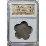 INDIA - 1 rupee 1890 - SANGS AU58