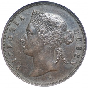 MAURITIUS - 5 cents 1882 - GCN AU53