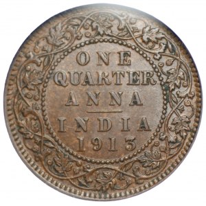 INDIA - 1/4 anna 1913 - GCN MS61