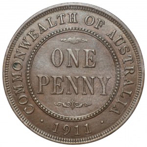 AUSTRALIA - 1 penny 1911 - GCN XF40