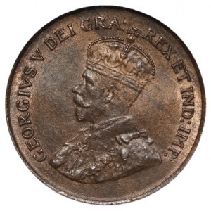 KANADA -1 cent 1920 - GCN MS63