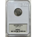 RODEZIA - 5 Cents 1964 - GCN MS66