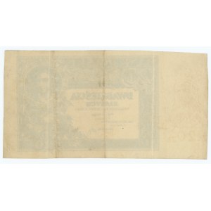 20 złotych 1931 - bez serii i numeracji brak poddruku awersu, REWERS czysty