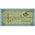 Traveler's Check worth 200 PLN - SPECIMEN ser. AN 0000000