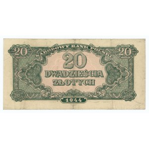 20 złotych 1944 ...owe - seria Ak