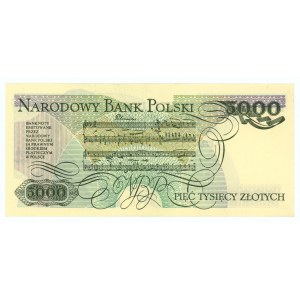 5000 złotych 1982 - seria BW