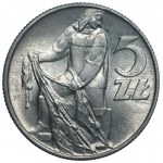 5 złotych 1974 - Rybak na TRAWCE