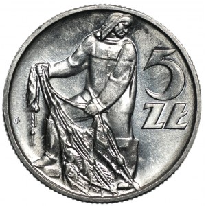 5 Zloty 1958 - Schneemann - MENNICZA
