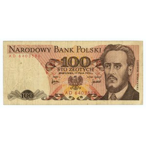 100 złotych 1976 - seria AD - RZADKA