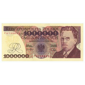 1.000.000 złotych 1991 - seria F - FALSYFIKAT