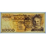 20.000 złotych 1989 - seria AA - RZADKA