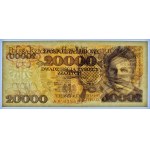 20,000 zloty 1989 - series AA - RARE