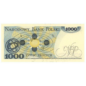 1000 złotych 1982 - seria EK - DESTRUKT