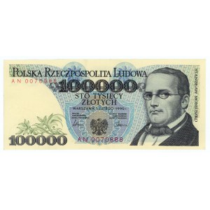 100.000 złotych 1990 - seria AN