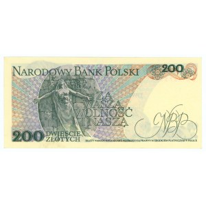 200 złotych 1986 - seria DA