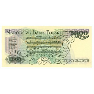 5000 złotych 1986 - seria BR