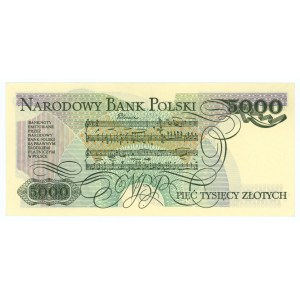 5000 złotych 1982 - seria AU