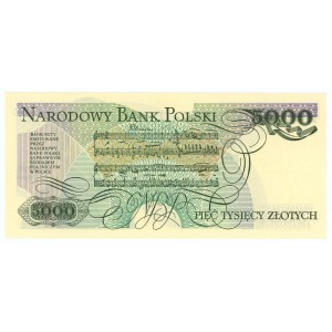 5000 Zloty 1986 - Serie BG