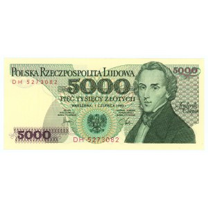 5000 złotych 1982 - seria DH