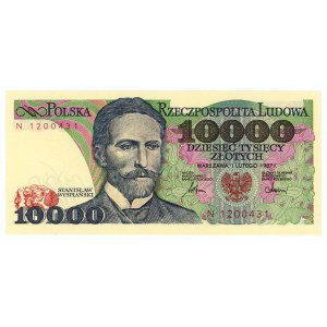 10,000 zloty 1987 - N series