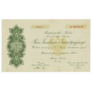 Investment Fund voucher - 25 zlotys 1933